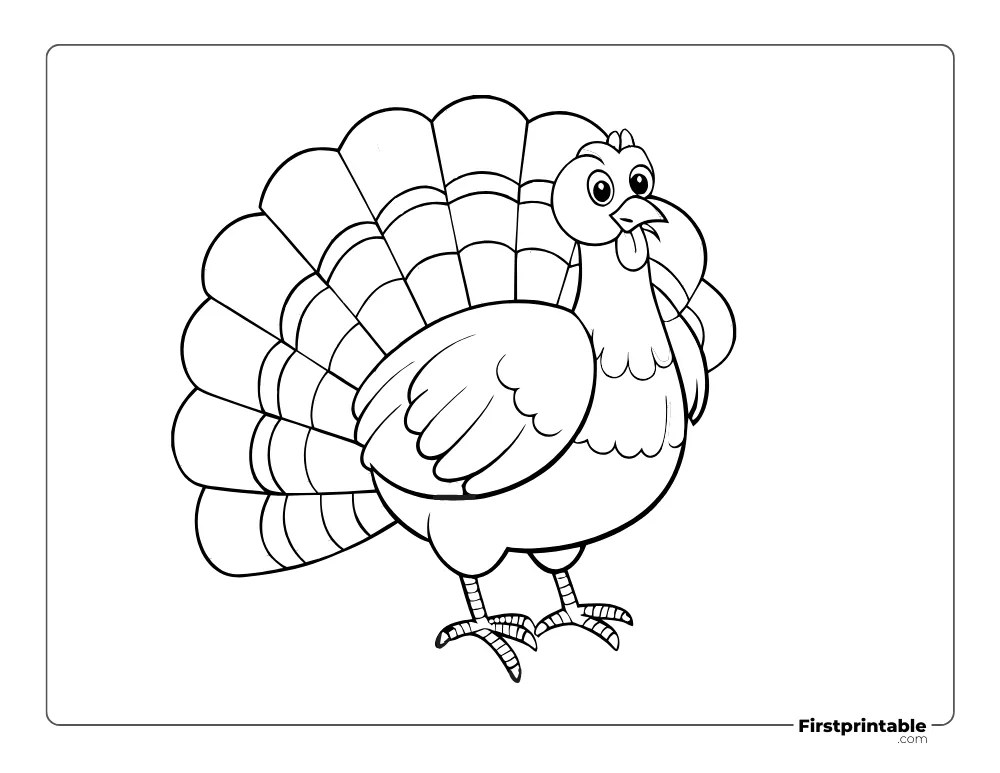 Turkey Coloring Pages 40+ Free Printable PDFs