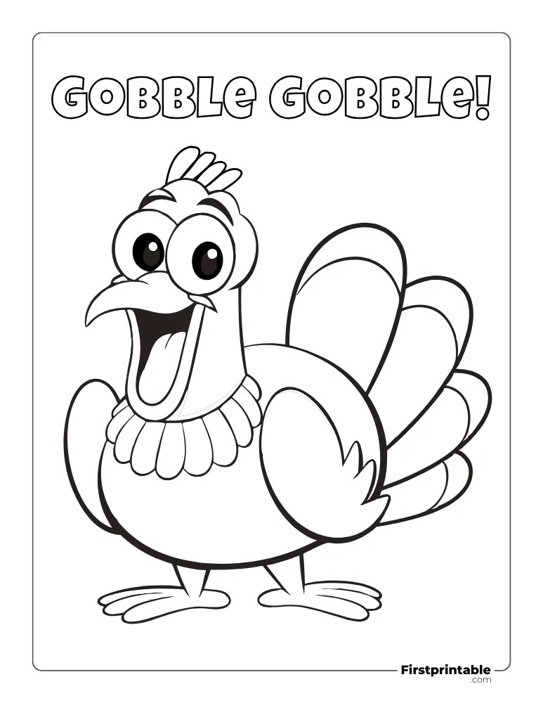 Turkey Coloring Pages 40+ Free Printable PDFs