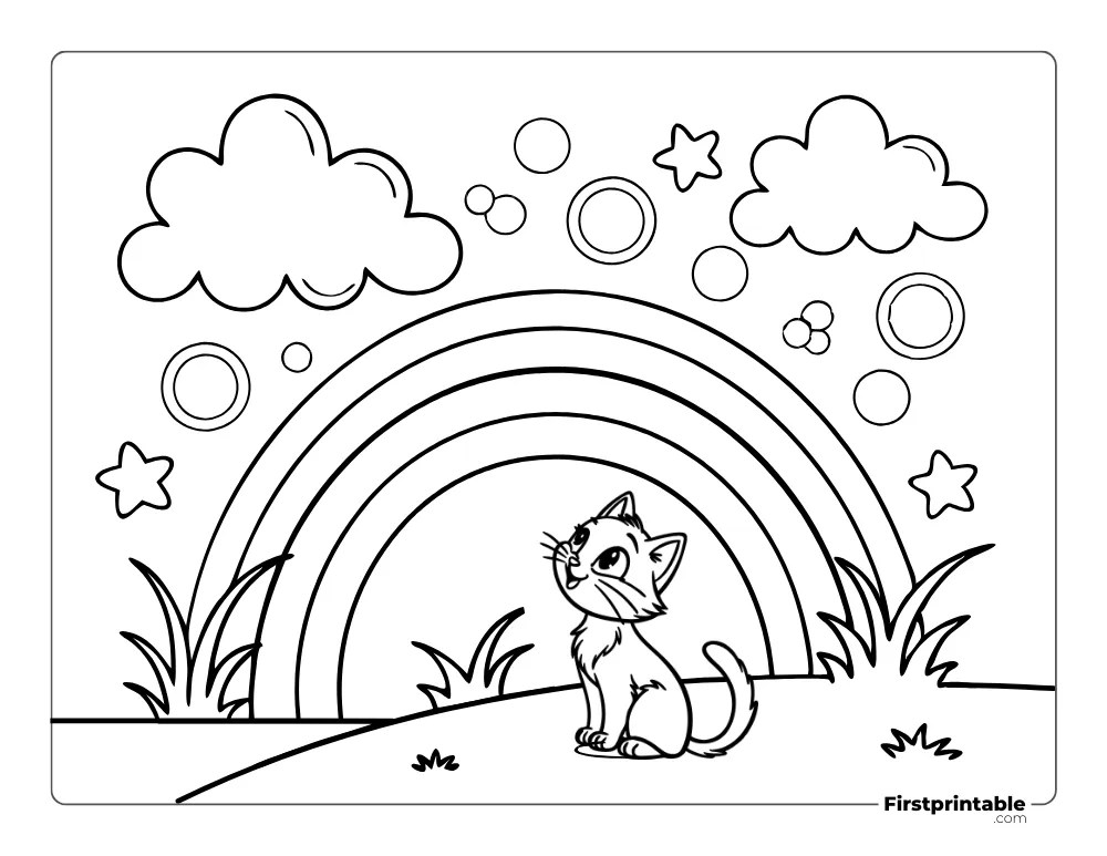 Rainbow Coloring Pages 85+ Free Printable PDFs