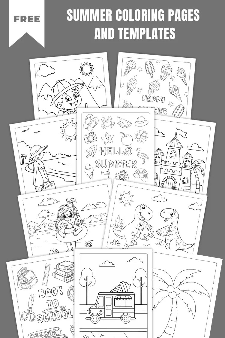 Coloring Pages Templates [2025]