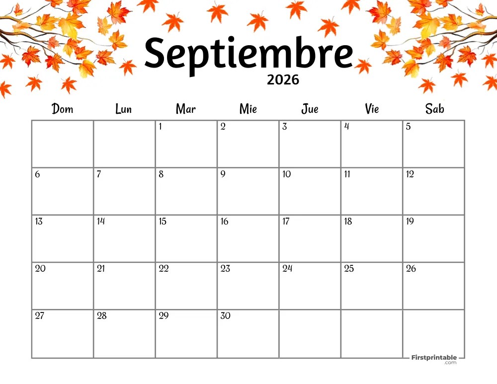 September 2026 Calendars 40 Free Printable PDF