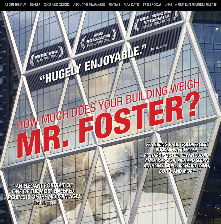 First Run Features HOW MUCH DOES YOUR BUILDING WEIGH MR. FOSTER?