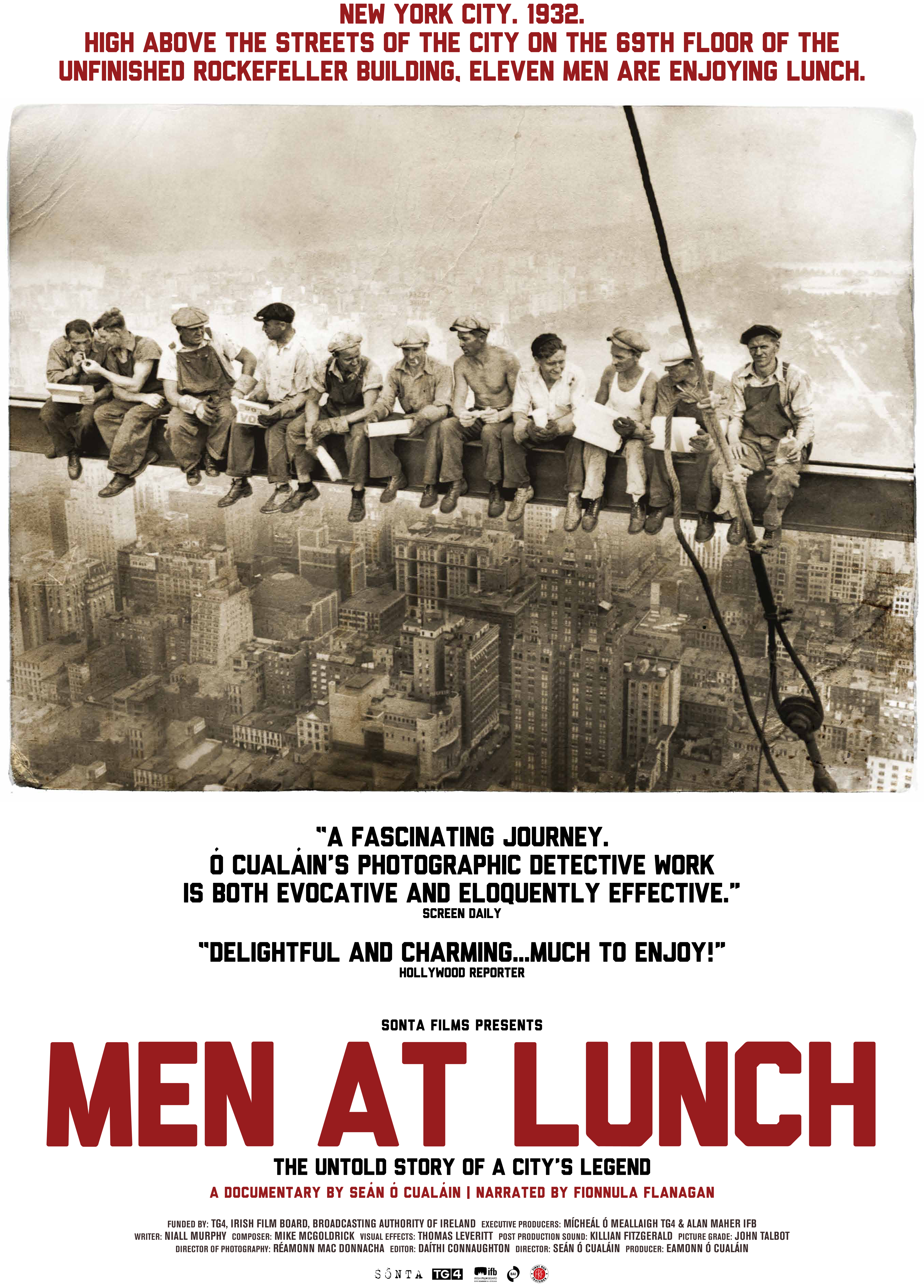 First Run Features MEN AT LUNCH