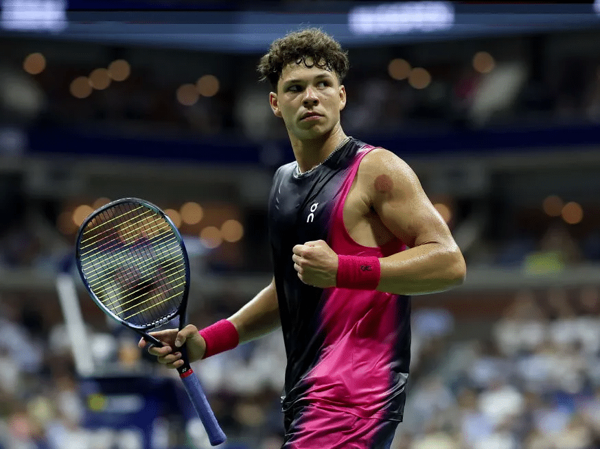 WATCH Taylor Fritz's girlfriend Riddle teases Ben Shelton on