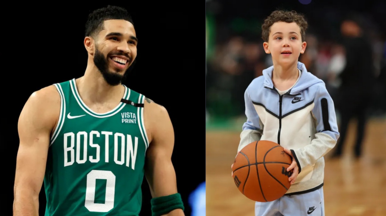 Jayson Tatum's son Deuce steals the show at NBA Allstar events