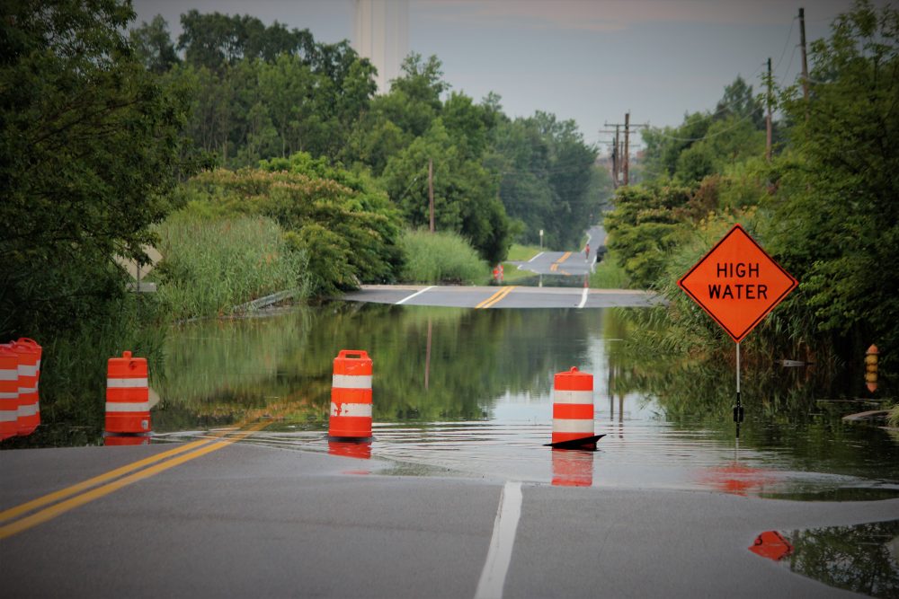 New Castle County Streets Flooded In Some Areas First