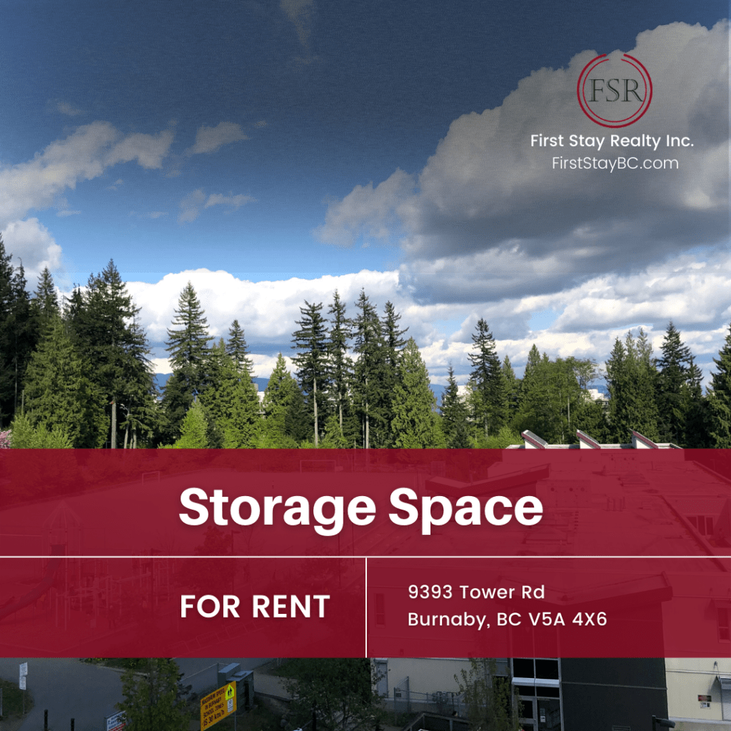 Secured Storage Space in Centre Block at SFU For Rent! First Stay
