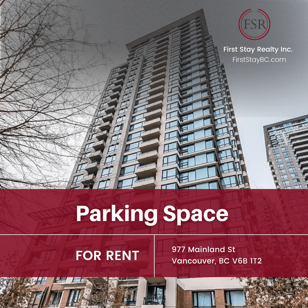 Secured Parking Space at Yaletown Park 3 For Rent! First Stay Realty Inc.
