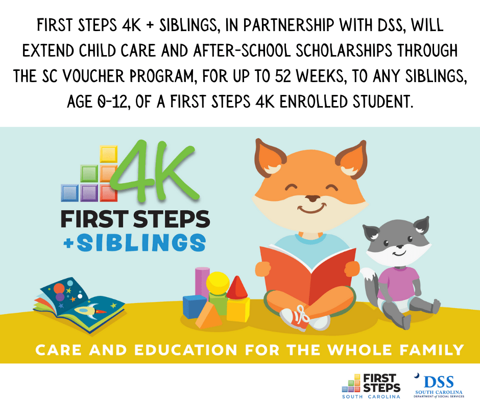 SC First Steps and DSS Partner to Provide Scholarships to Thousands of
