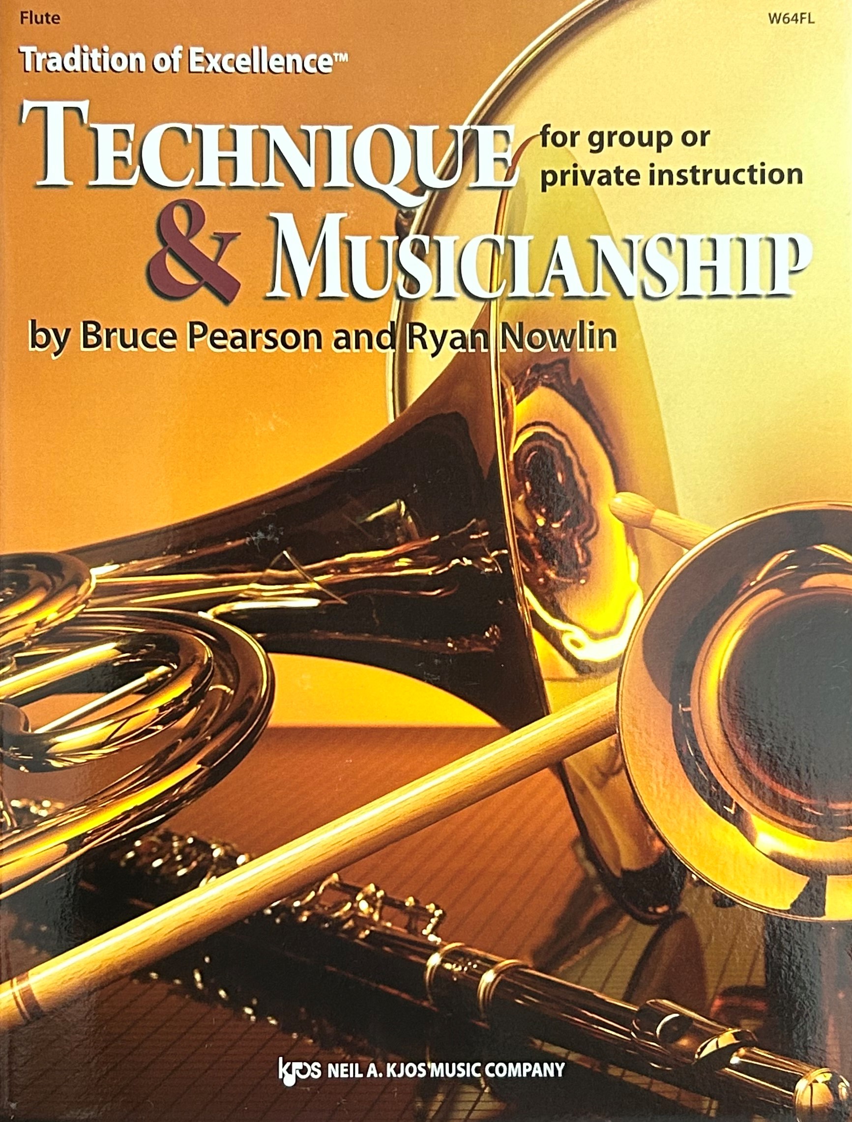 Tradition of Excellence Technique and Musicianship Flute Book First
