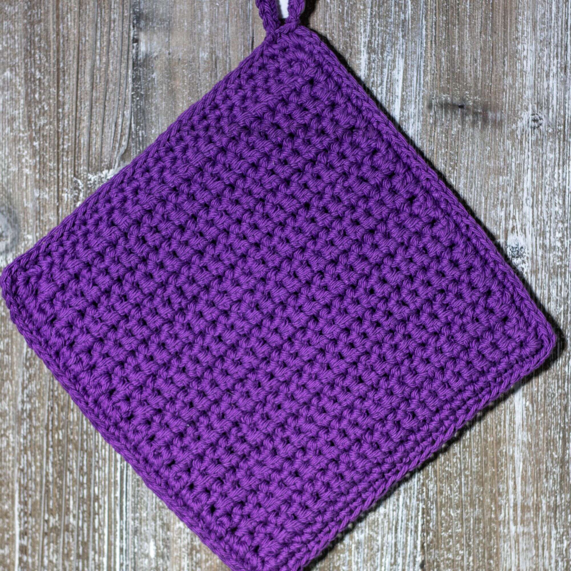 Double Thick Crochet Hot Pad Pattern First The Coffee Crochet