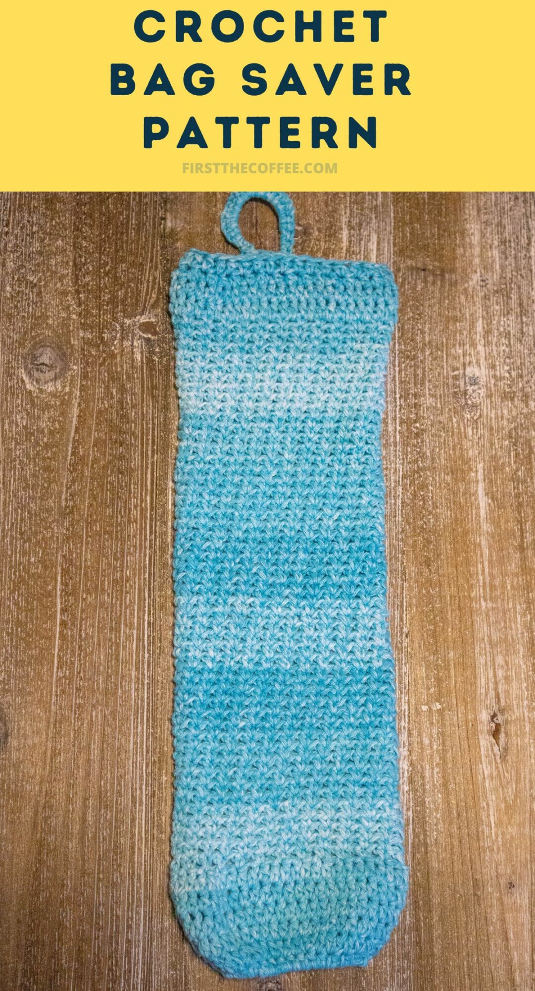 Meshy Bag Saver Pattern First The Coffee Crochet