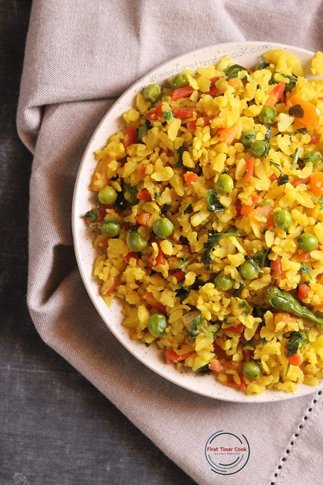 Poha Upma / Aval Upma / Vegetable Poha Upma / Vegetable Aval Upma