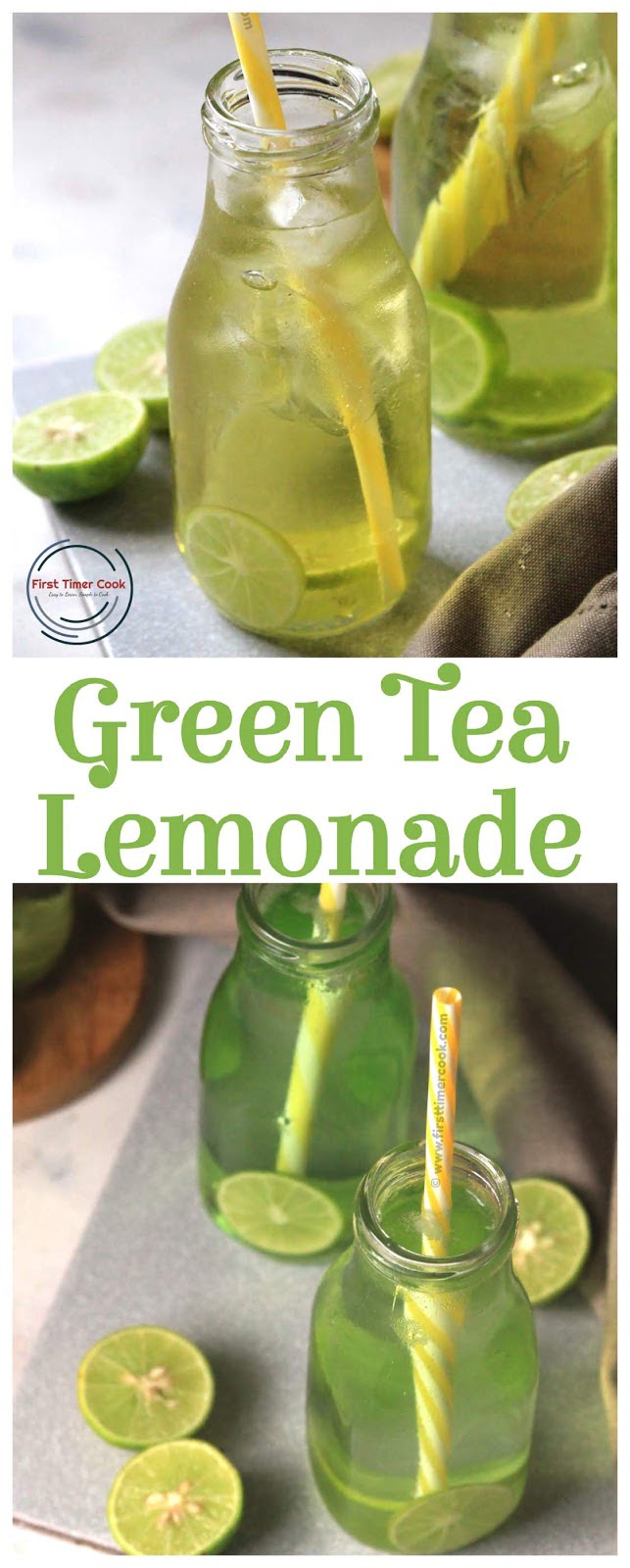 Green Tea Lemonade (VIRGIN) First Timer Cook