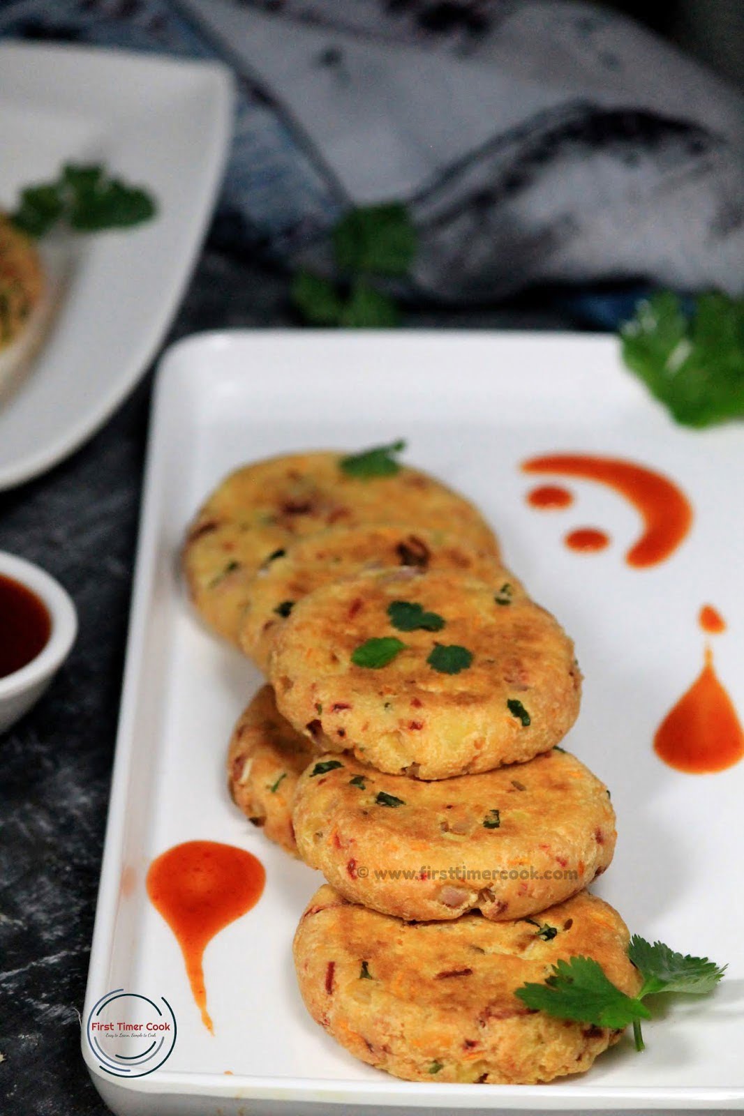 Baked Chenna Tikkis Baked Cottage Cheese Patties First Timer Cook