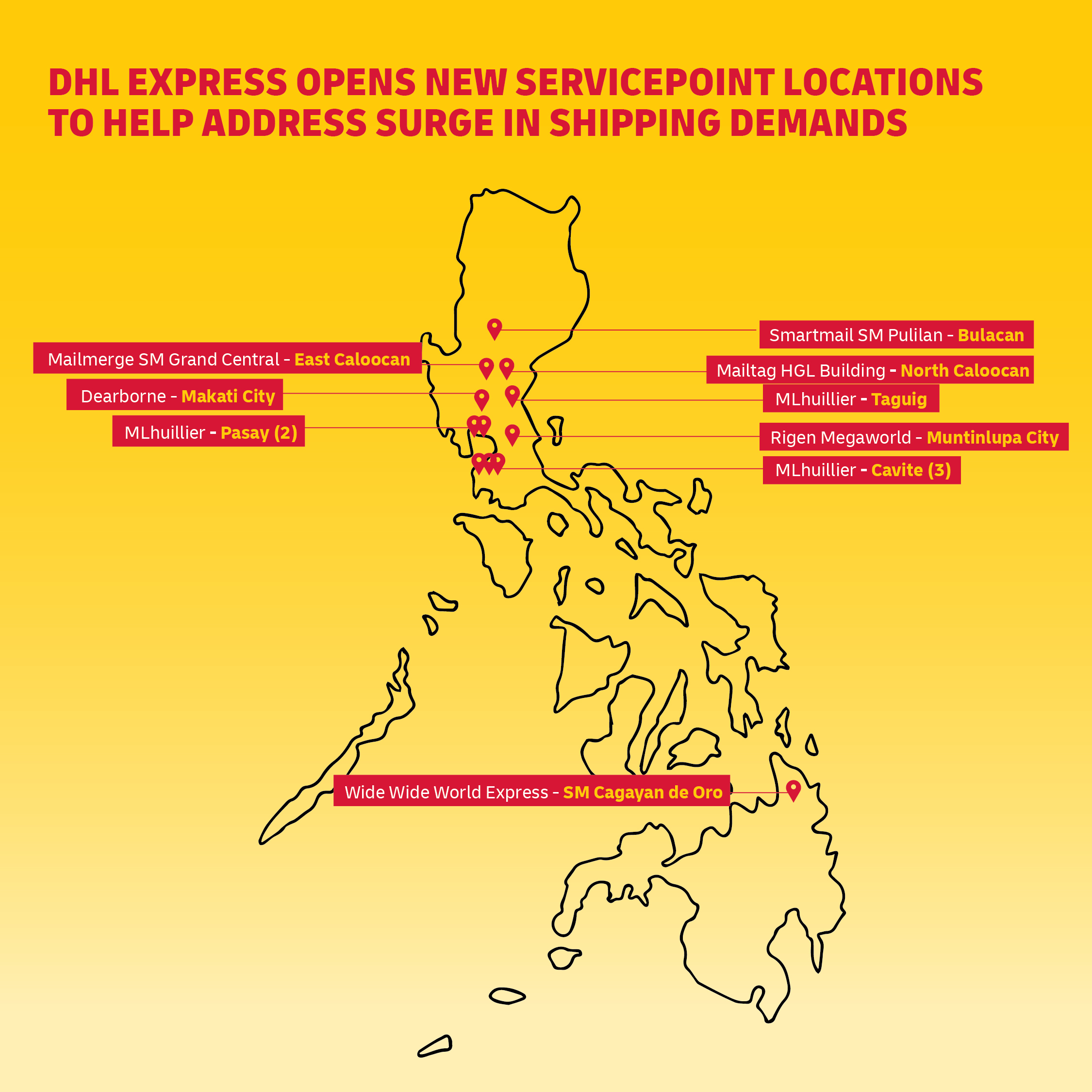 DHL Express opens new service points in the Philippines FirstTime