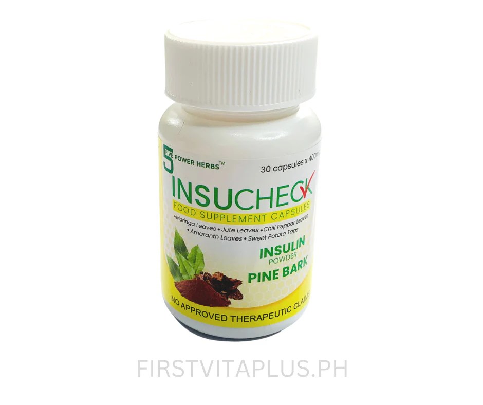 INSUCHECK Food Supplement Capsules firstvitaplus.ph