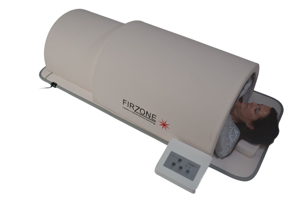 Firzone ProZERO Tourmaline Dome Sauna with FIR heated PU Mat (White