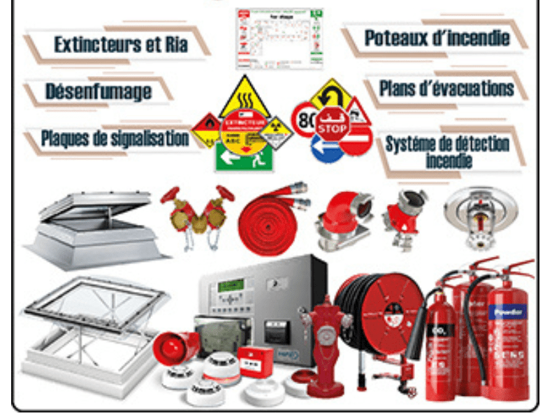 MATÉRIEL DE PROTECTION INCENDIE FIRST Safety Equipment Equipement