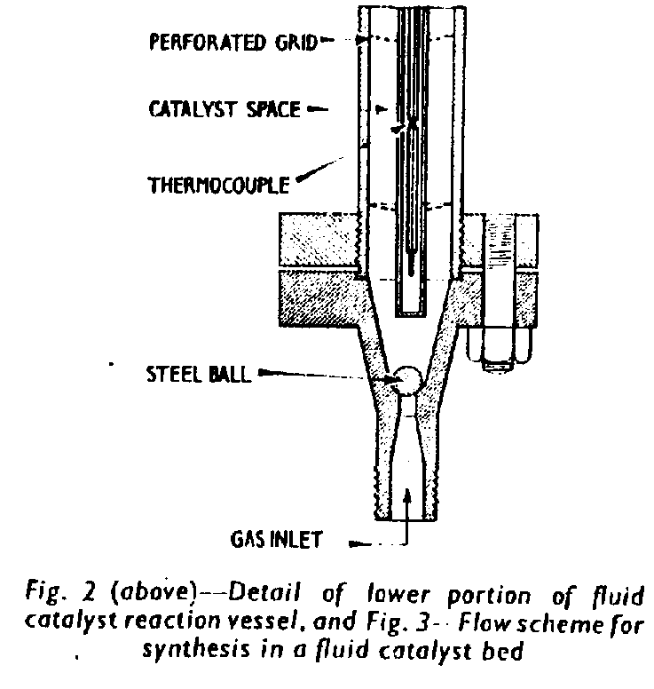 Figure 2 Detail of lower portion of fluid catalyst vessel
