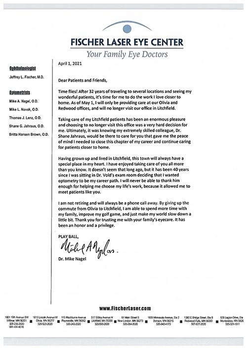 News & Events Fischer Laser Eye Center