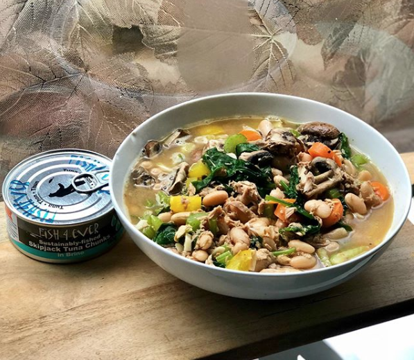 Tuna Broth Cooking creatively with canned fish.