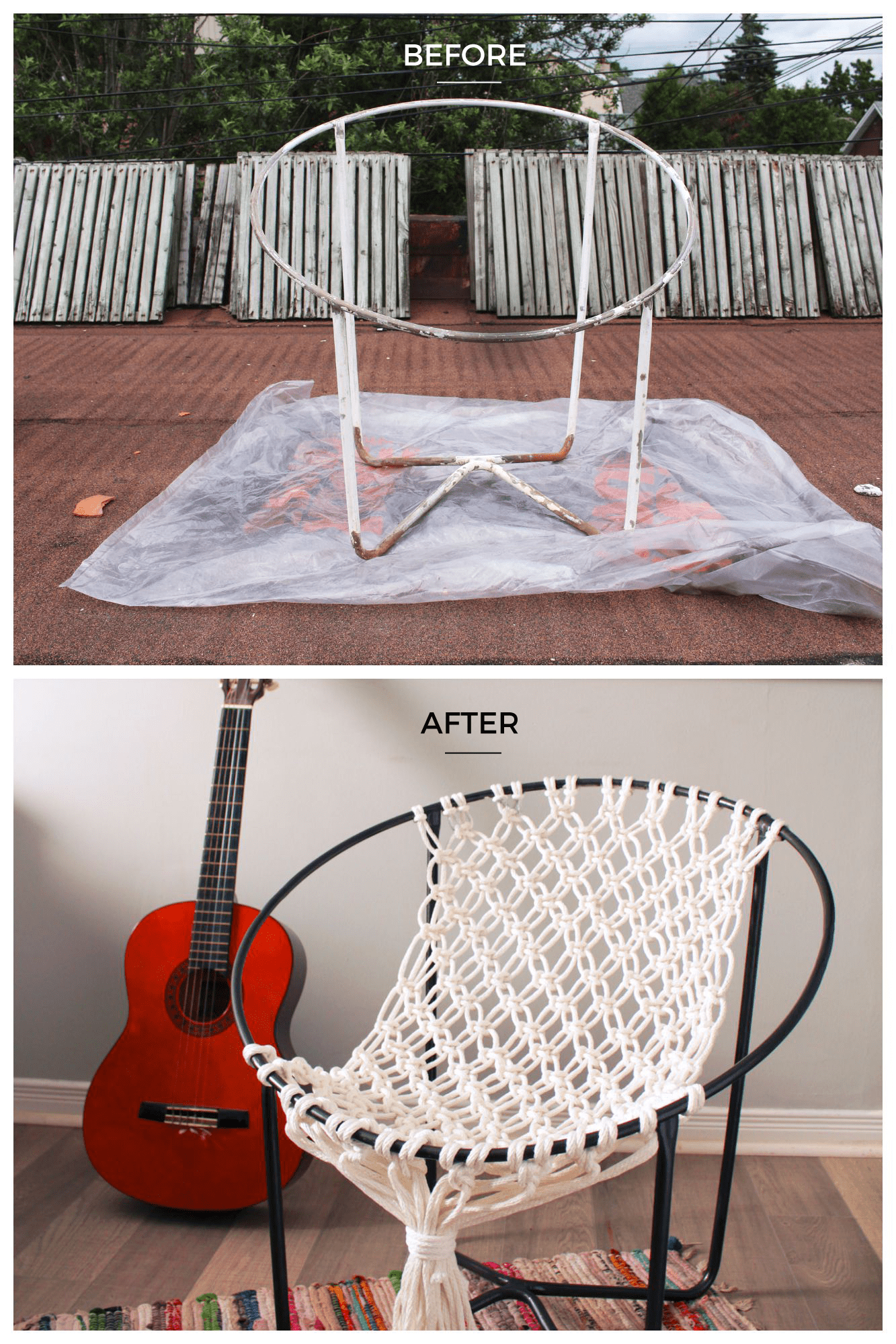 DIY Macrame Hammock Chair Fish & Bull