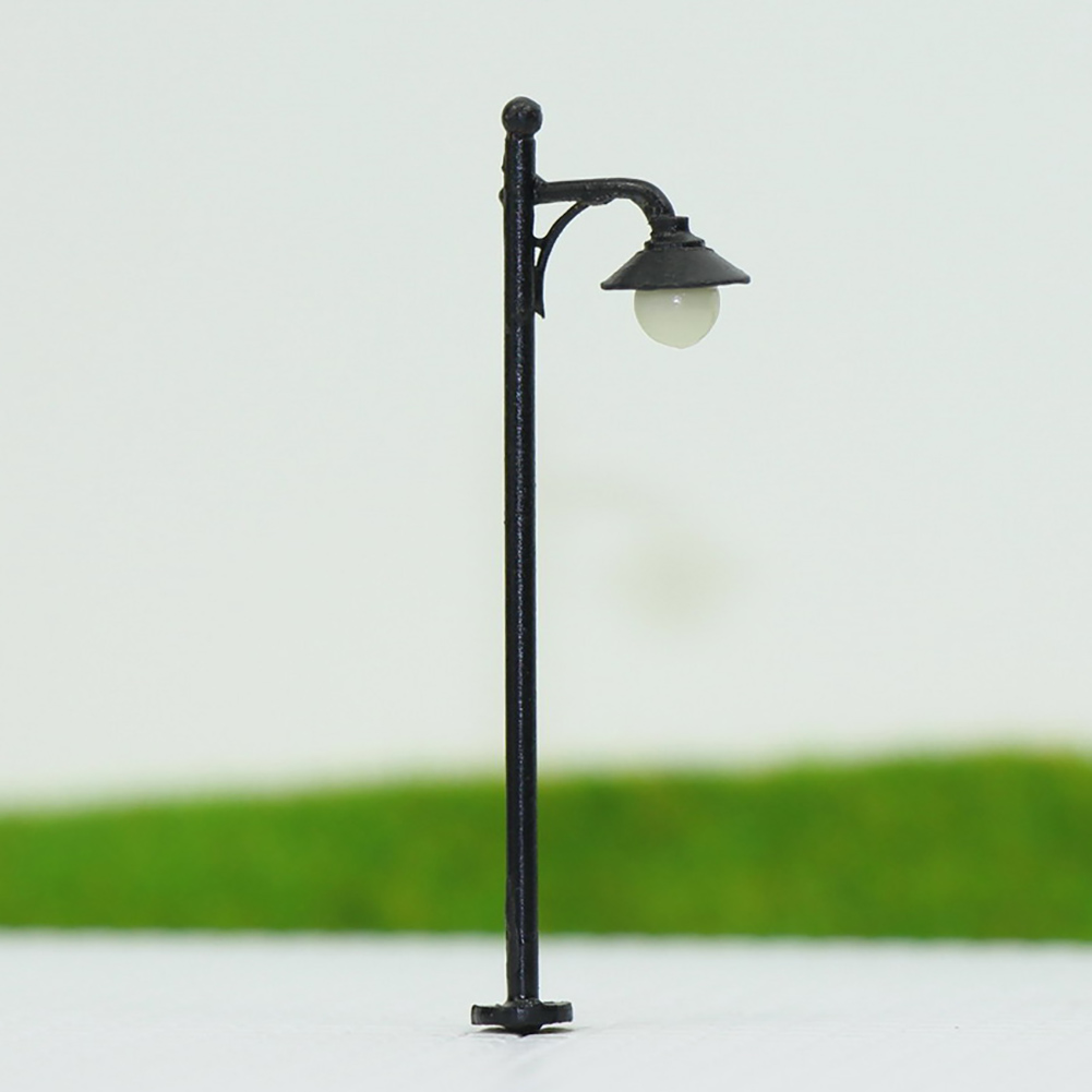 LYM21 10pcs Model Railway Train Lamp Post Street Lights N TT Scale LEDs