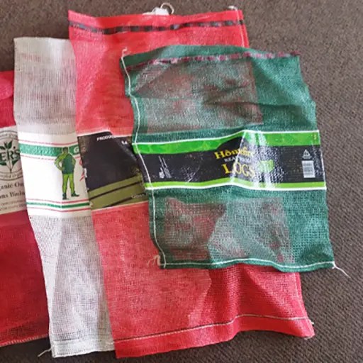 Custom and Printed Leno or Raschel Knit Mesh Bags Fisher Bag Company