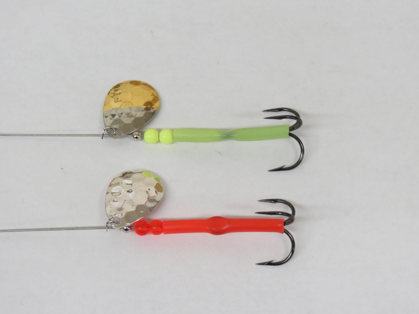 360, 3 1/2 Colorado, Hammered, Hex, Smooth, SALMON Spinner Kits