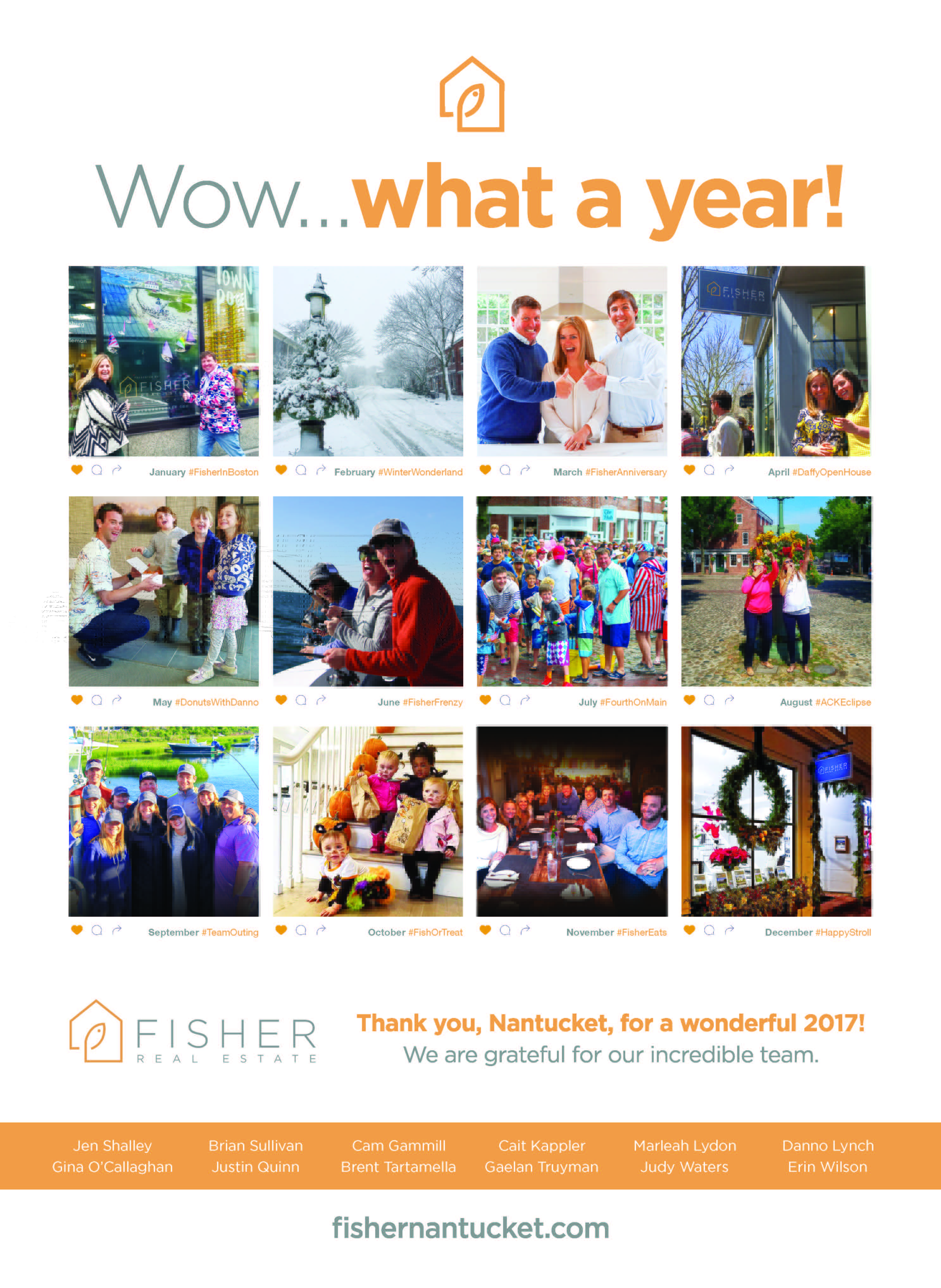 Wow... What a Year! Fisher Real Estate Nantucket