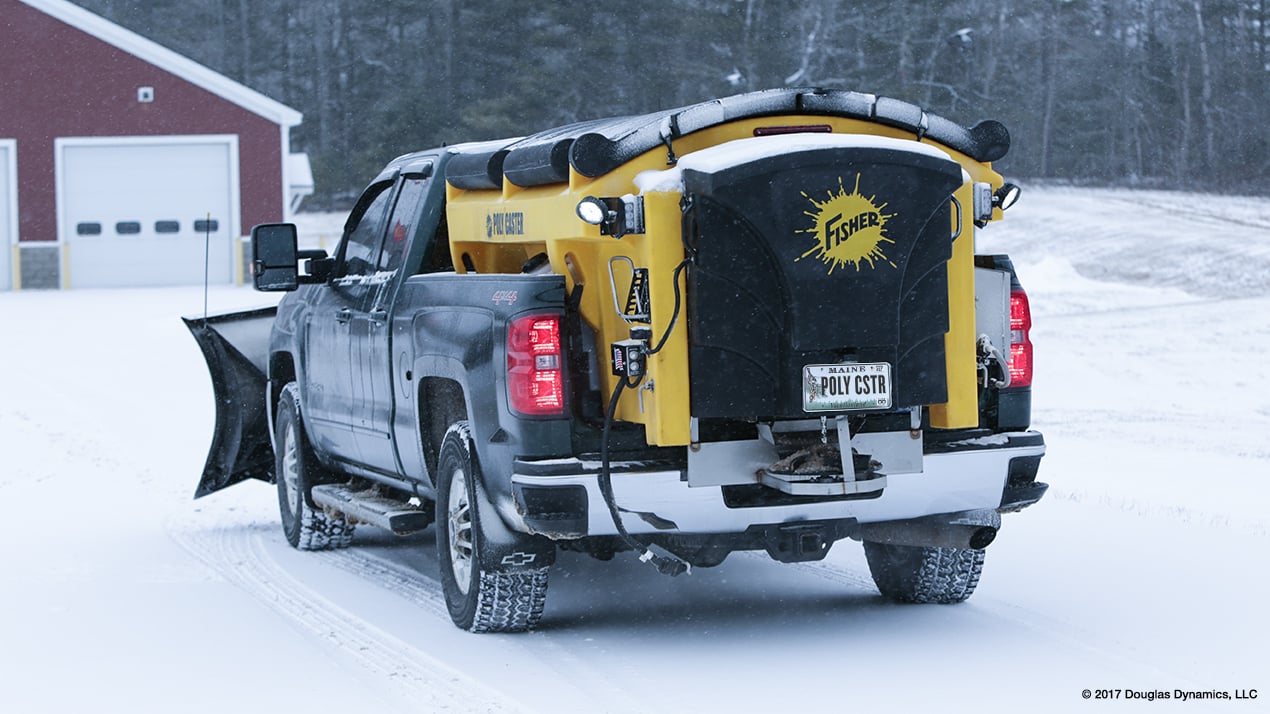 PreWet Systems for FISHER Salt Spreaders Activate & Use Less