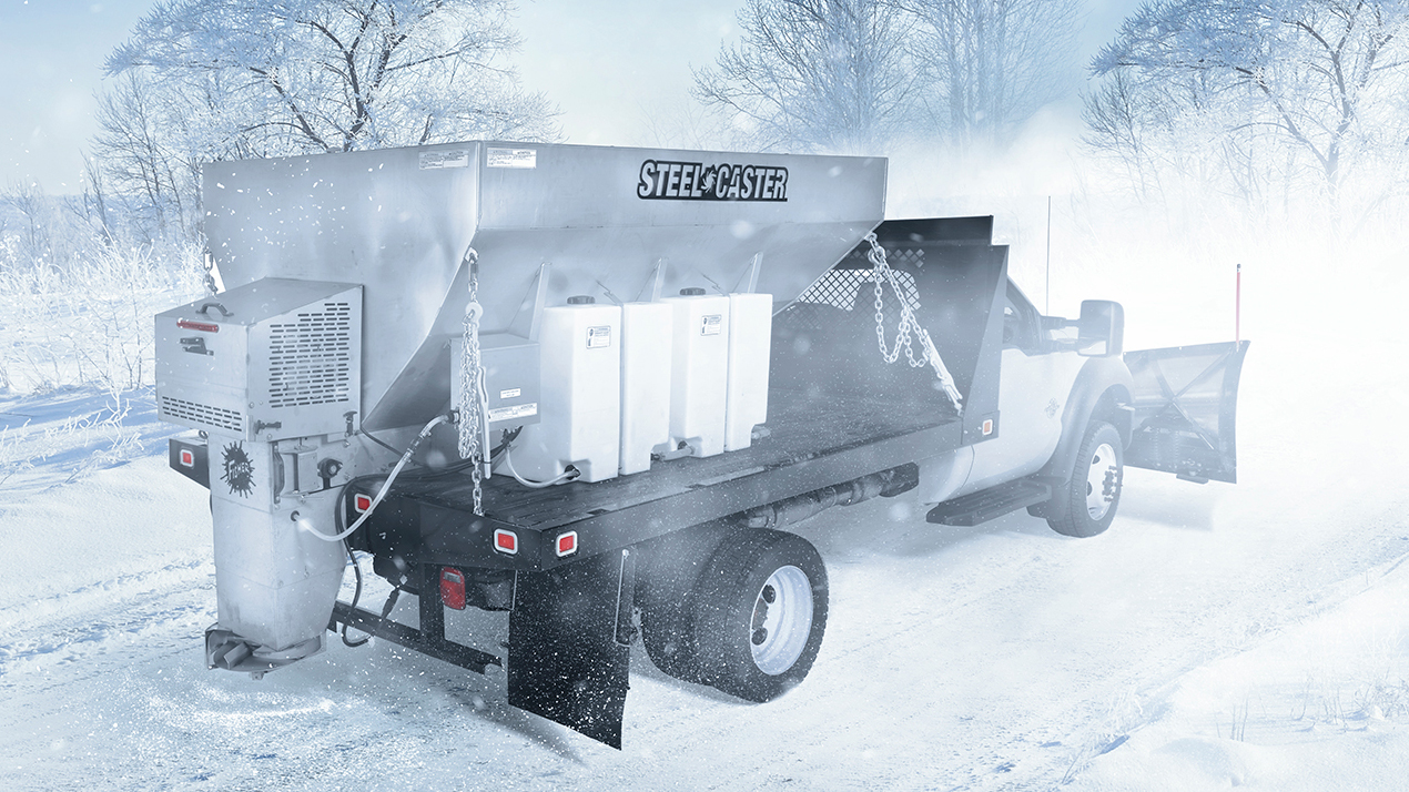 PreWet Systems for FISHER Salt Spreaders Activate & Use Less