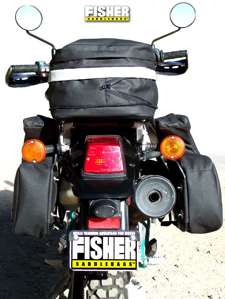 Fisher Saddlebags Kawasaki KLX 650