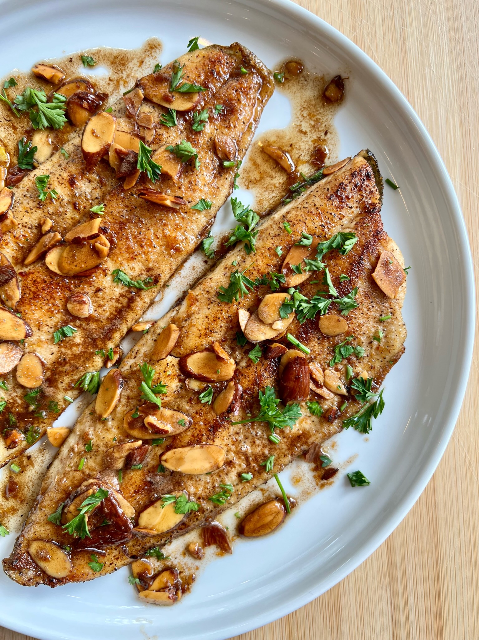 Freshwater Rainbow Trout Almondine Fish Fixe Kitchen