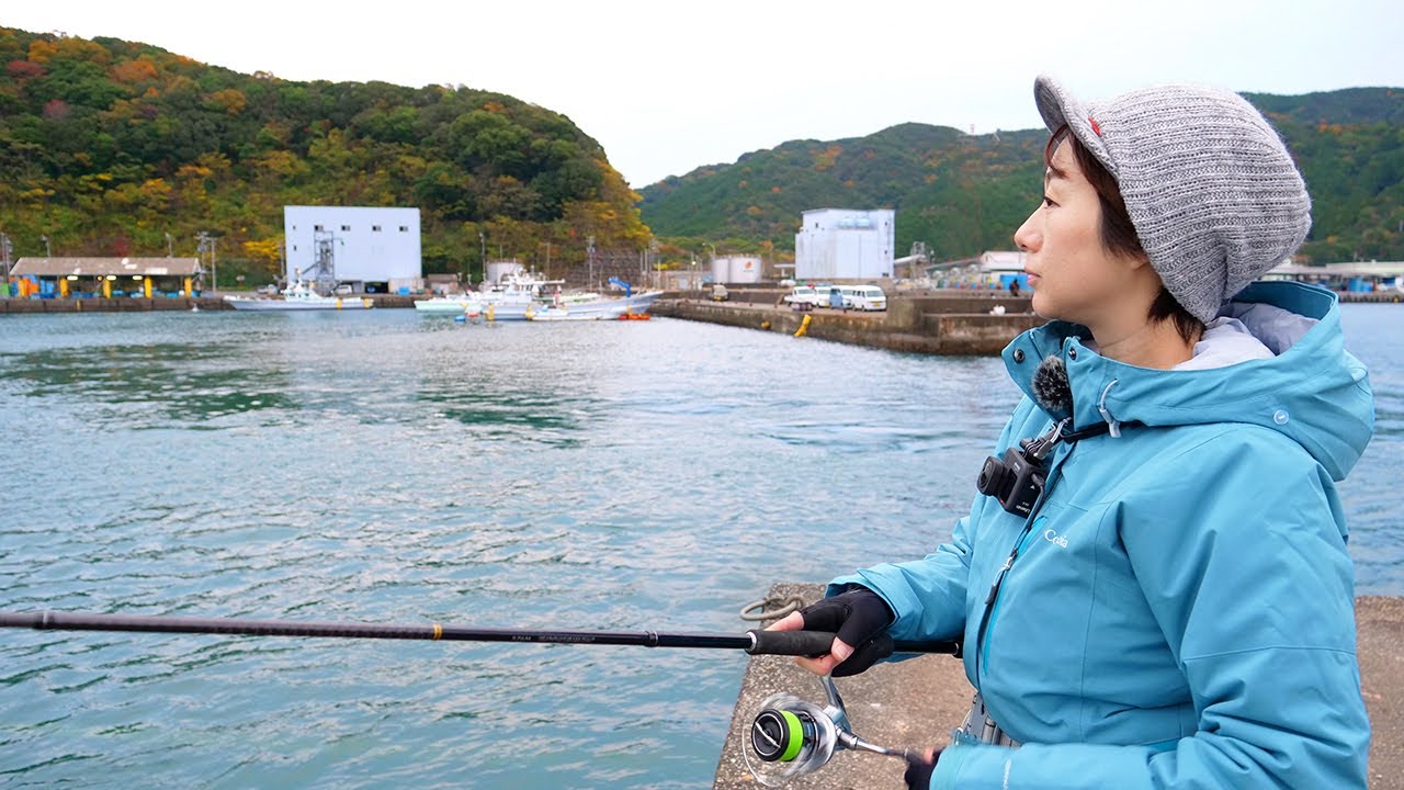 【釣り車中泊＆NVAN女子旅】この釣りはクセになりそう。ただ巻いてくるだけで簡単【ちぬ子】 無料釣り動画TV