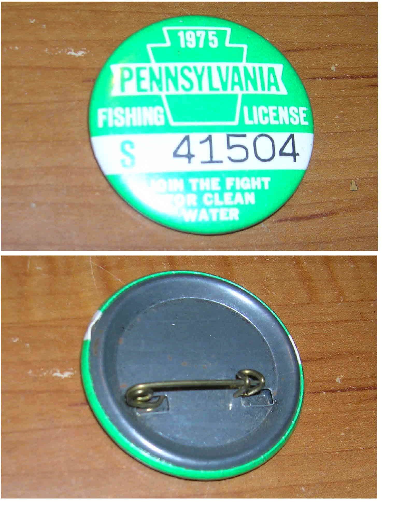 Old Fishing Licenses Pa Vintage