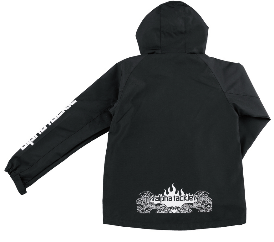 alphatackleウインドシェルパーカーは防風・撥水機能を備えた釣り専用パーカー！
