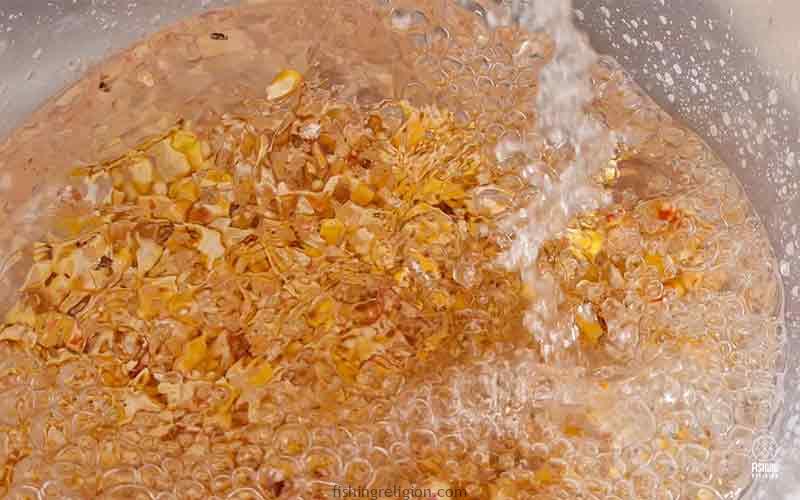 How to cook Chocolate Corn / Maize for fishing I Old School Carp Bait I