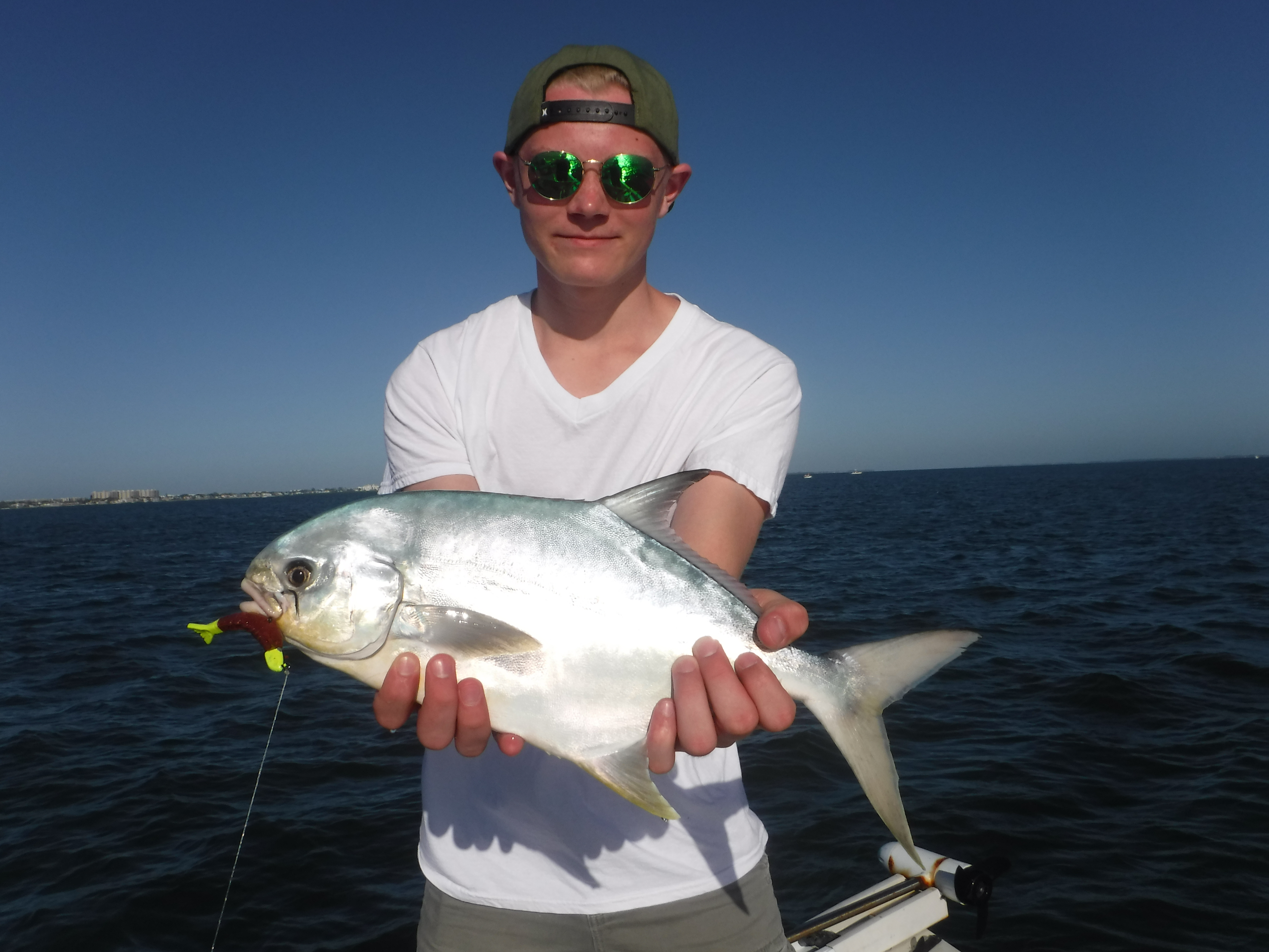 Pompano fishing on Siesta Key Siesta Key Fishing Charters