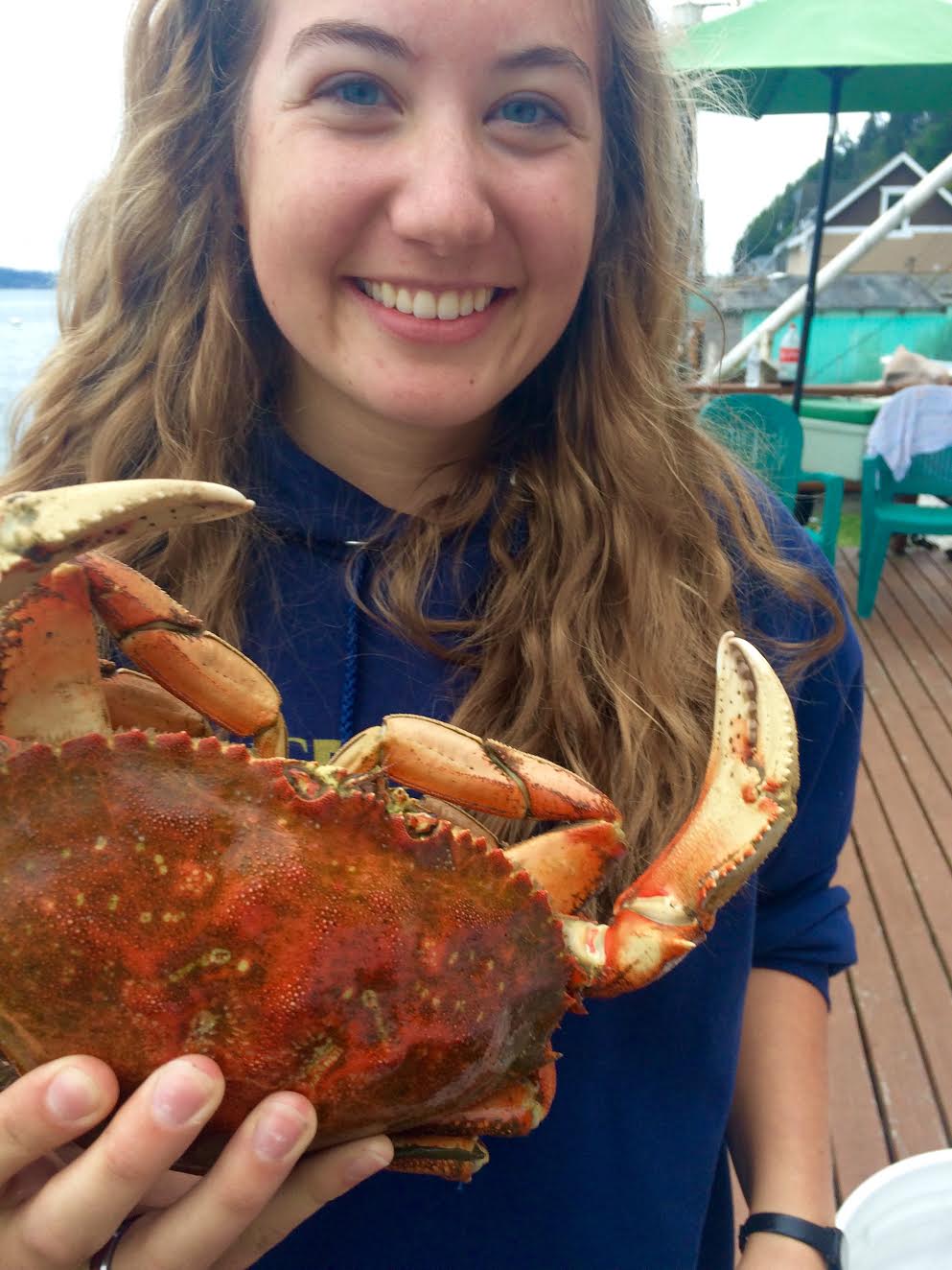 Corn with crab Wainwright Lab