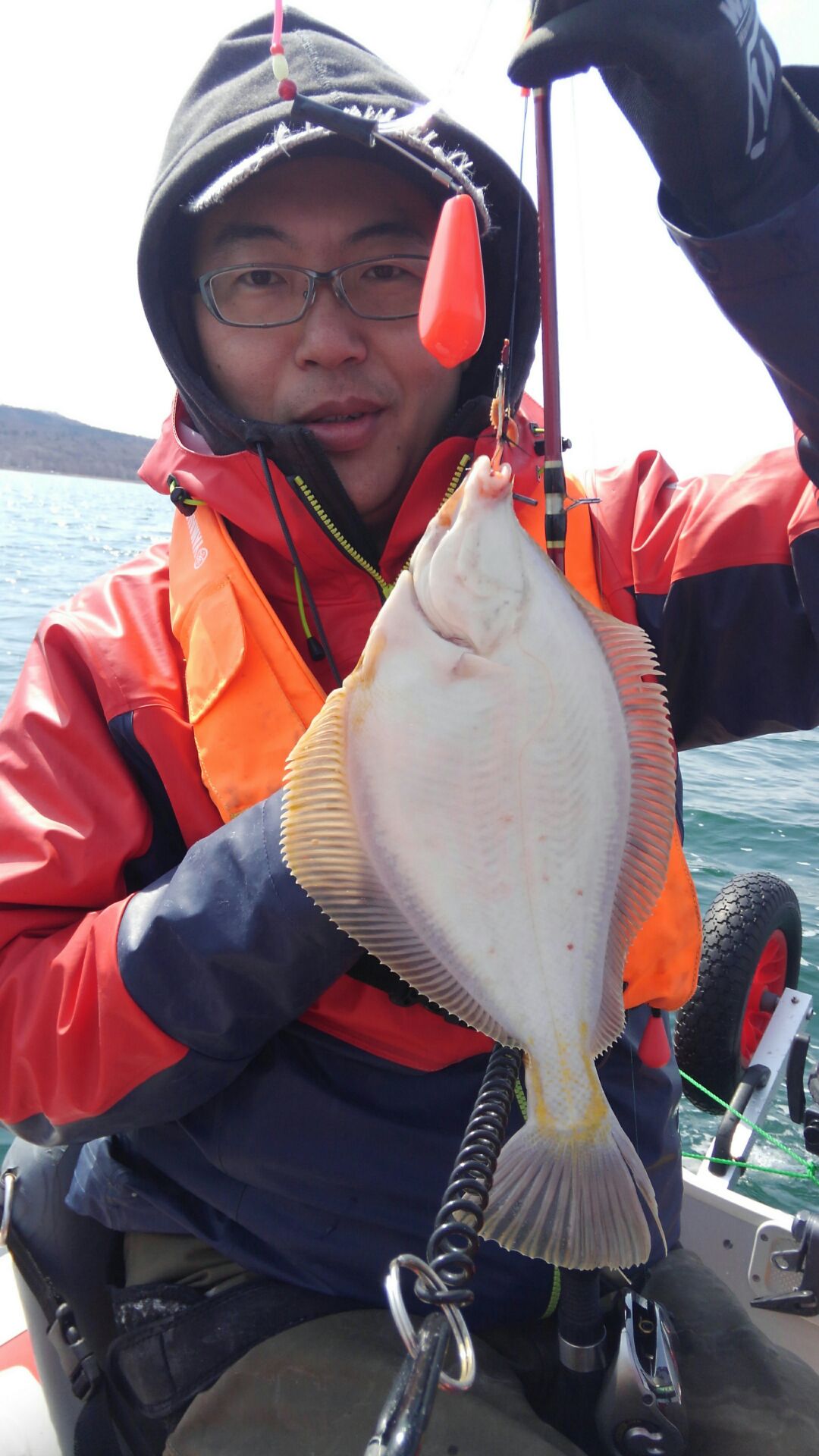能取湖でボートカレイ釣り FISHLAND