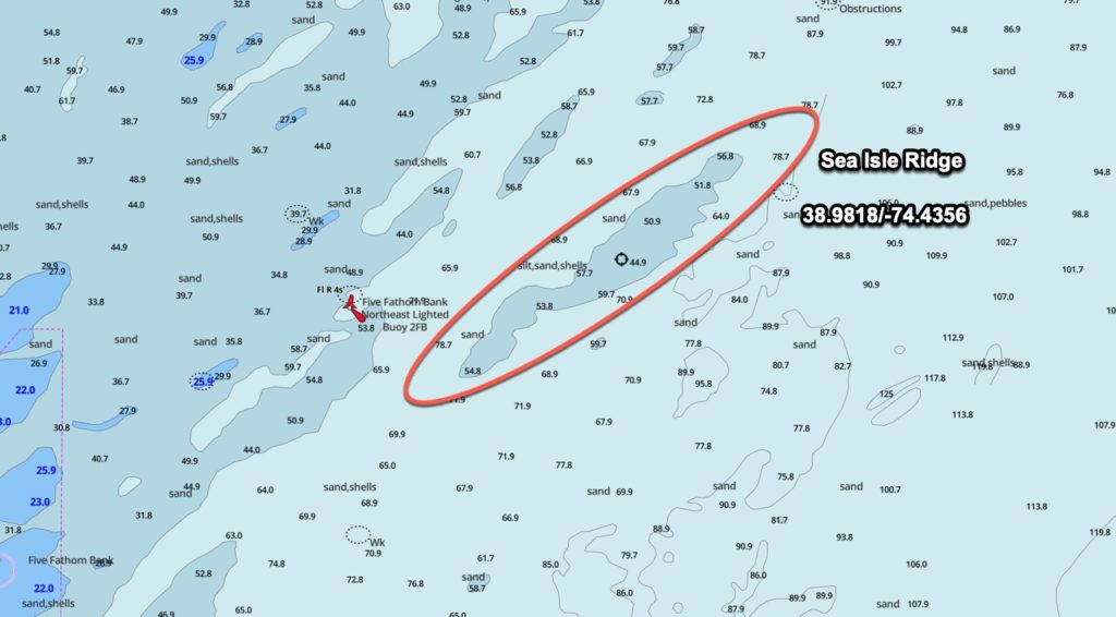 Sea Isle Ridge GPS Coordinates