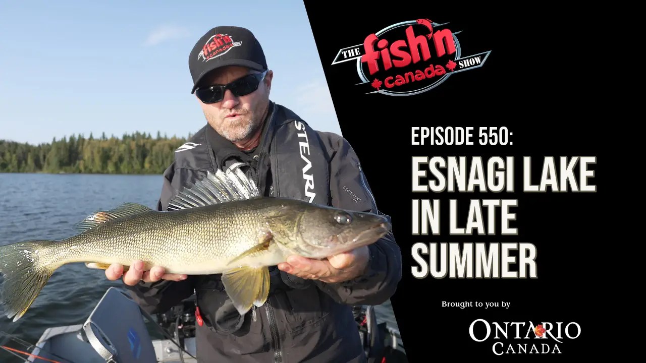 Episode 550 Esnagi Lake in Late Summer Fish'n Canada