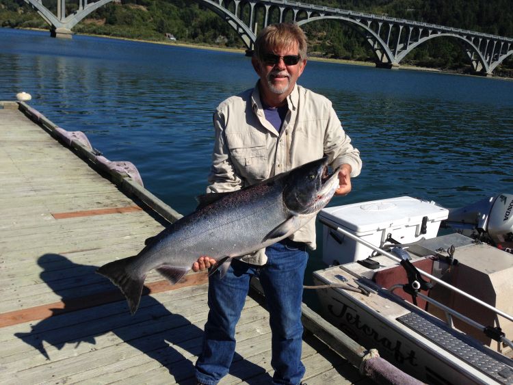 Rogue River Salmon Fishing at Gold Beach Oregon