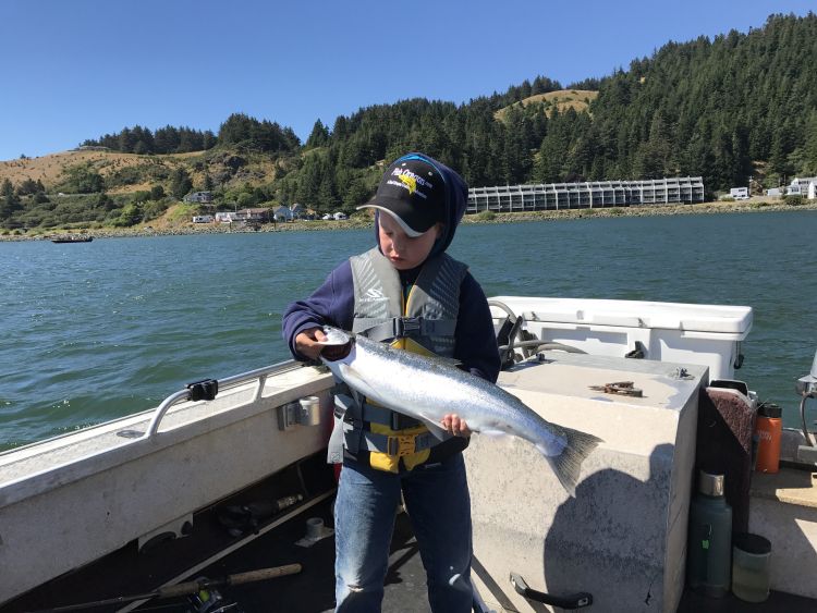 Rogue River Salmon Fishing at Gold Beach Oregon