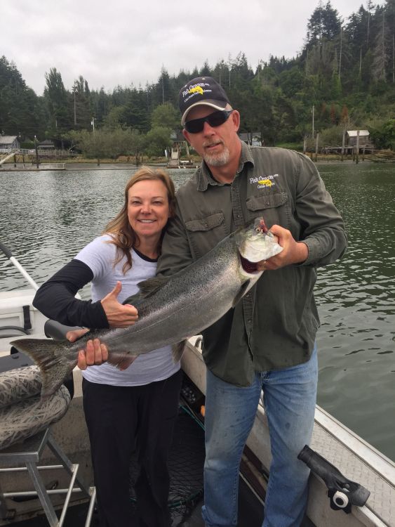 Rogue River Salmon Fishing at Gold Beach Oregon
