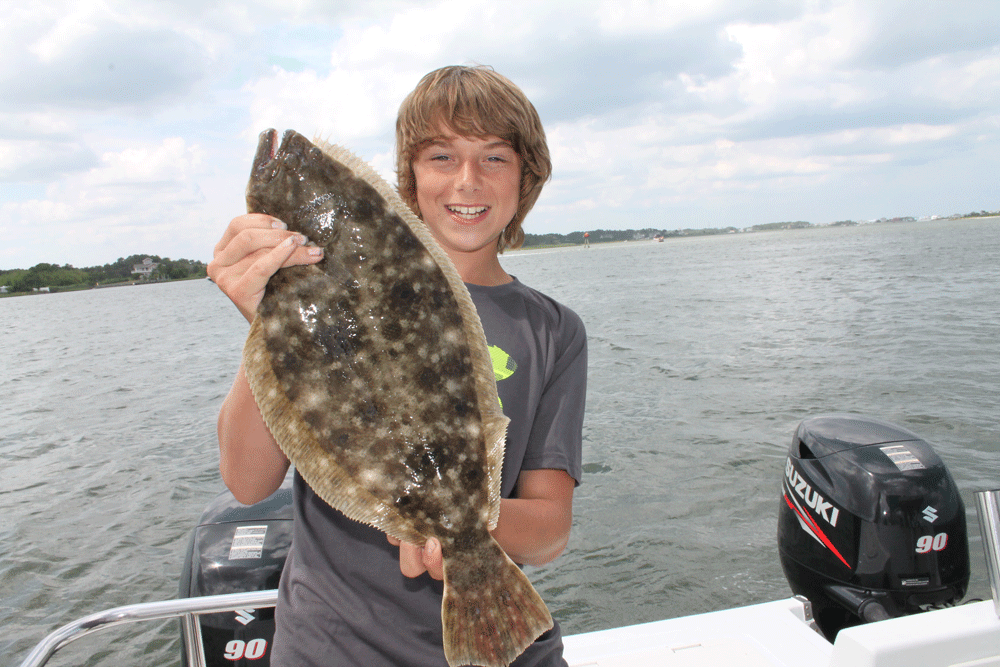Chesapeake Doormats Catching Flounder in the Bay FishTalk Magazine