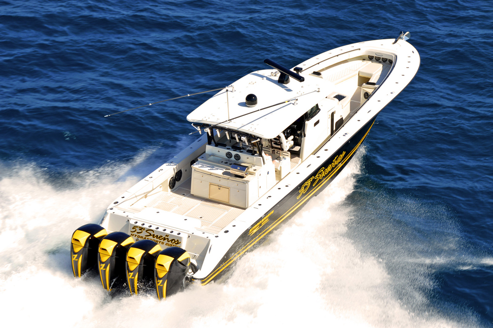 Hcb 53 Suenos Center Console: Ultimate Excess | Fishtalk Magazine