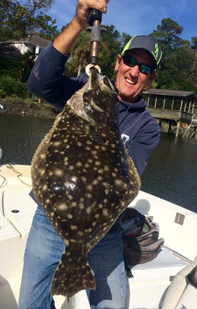 Flounder Tim Cutting Charter Fishing